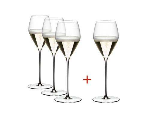 Bicchieri champagne vino - 4, da