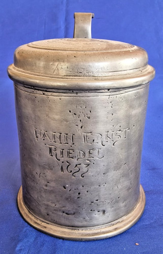 1753 antique beer - beer, pewter